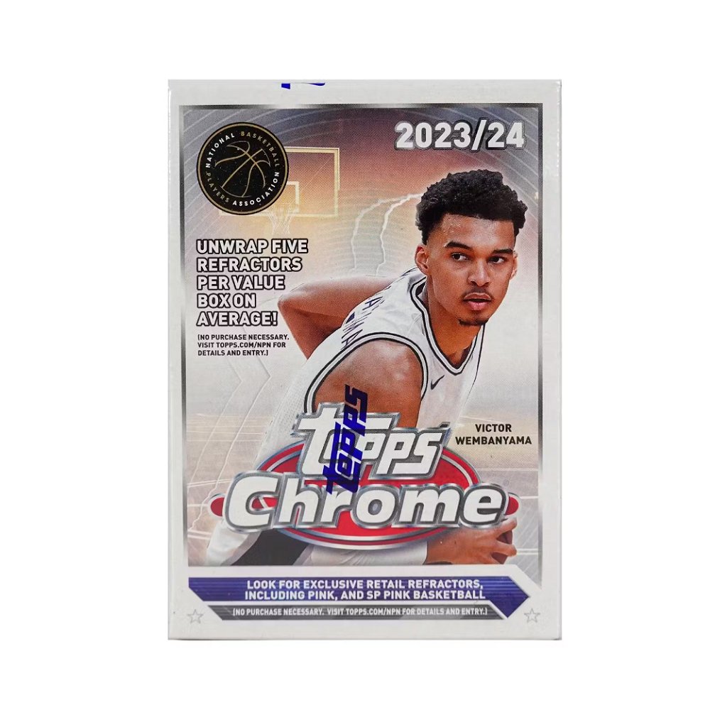 2023 - 24 Topps Chrome Basketball Blaster Box - Collector Store LLC