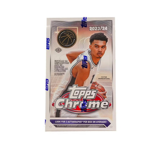 2023 - 24 Topps Chrome Basketball Hobby Box - Collector Store LLC