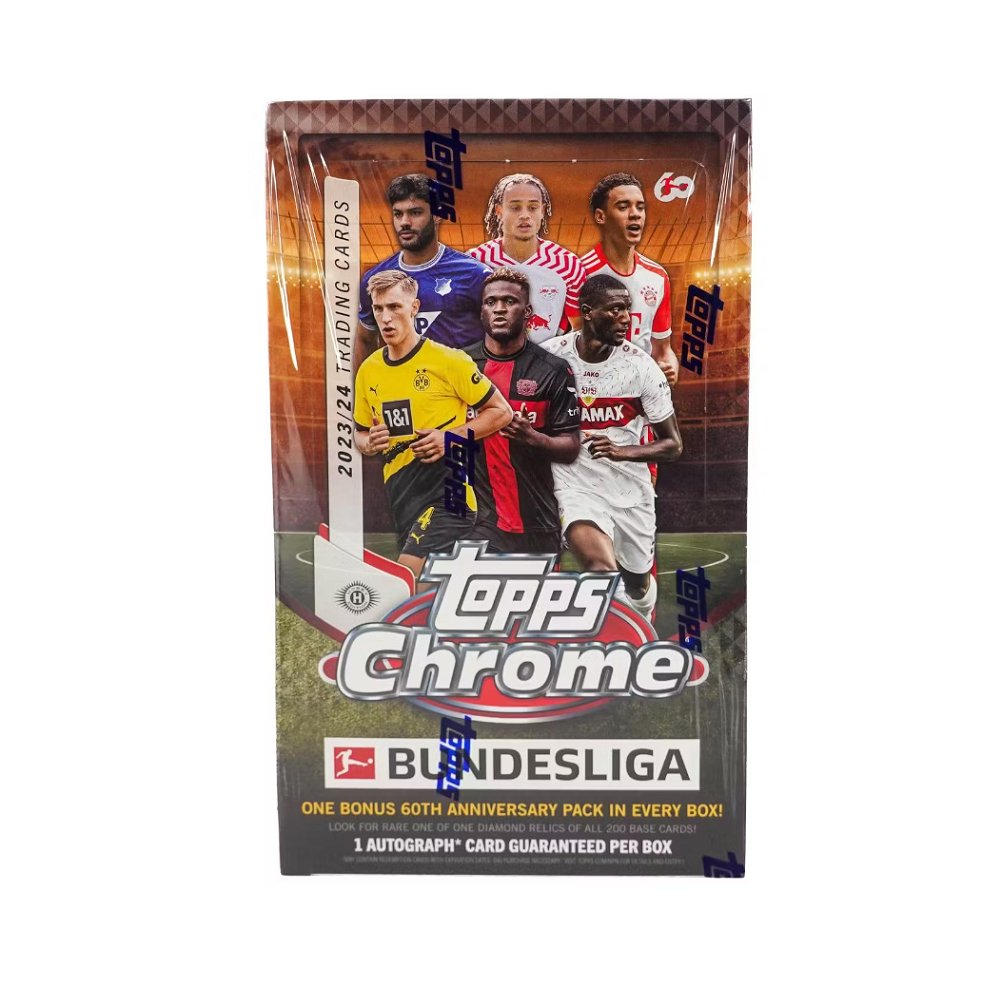 2023 - 24 Topps Chrome Bundesliga Soccer Hobby Box - Collector Store LLC