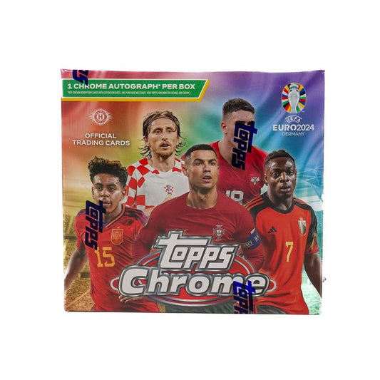 2023 - 24 Topps Chrome UEFA Euro Soccer Hobby Box - Collector Store LLC