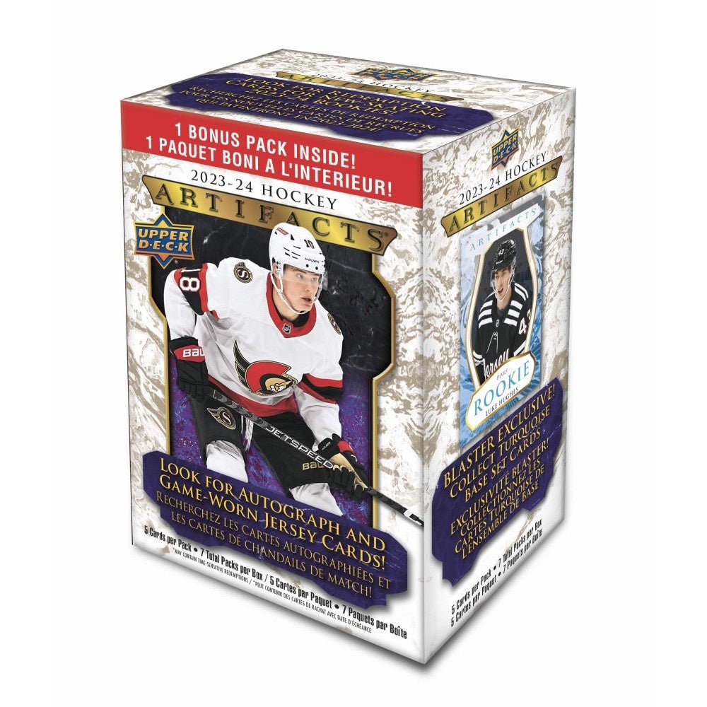 2023 - 24 Upper Deck Artifacts Hockey Blaster Box - Collector Store LLC