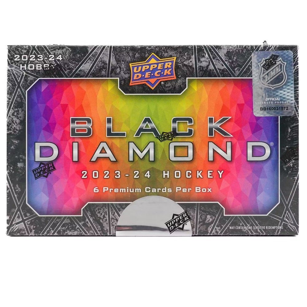 2023 - 24 Upper Deck Black Diamond Hockey Hobby Box *Contact Us To Order* - Collector Store LLC