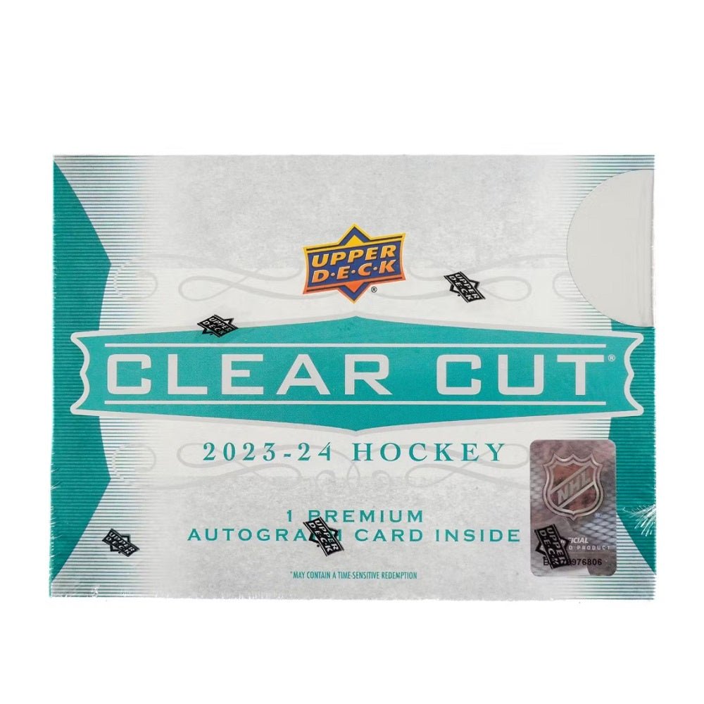 2023 - 24 Upper Deck Clear Cut Hockey Hobby Box *Contact Us To Order* - Collector Store LLC