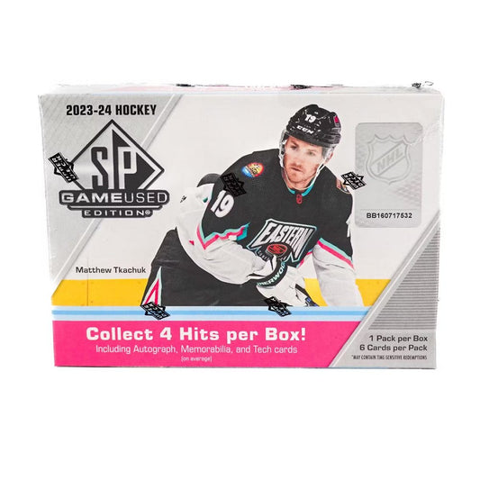 2023 - 24 Upper Deck SP Game Used Hockey Hobby Box *Contact Us To Order* - Collector Store LLC