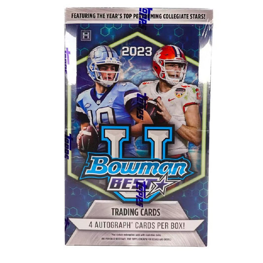 2023 Bowman University Best Football Hobby Box - Collector Store LLC