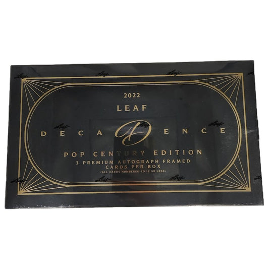 2023 Leaf Decadence Pop Century Hobby Box - Collector Store LLC