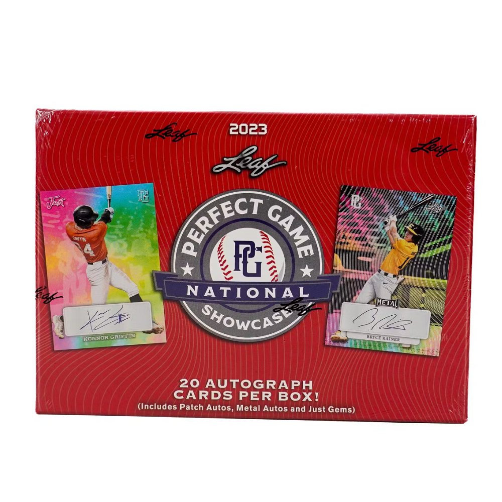 2023 Leaf Perfect Game National Showcase Hobby Box - Collector Store LLC