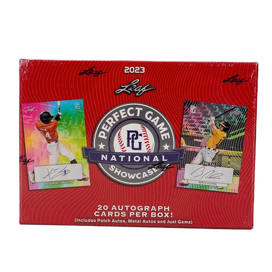 2023 Leaf Perfect Game National Showcase Hobby Box - Collector Store LLC