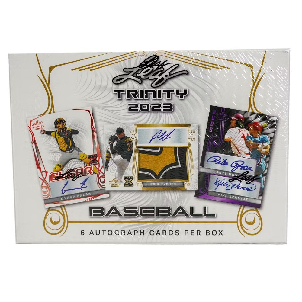 2023 Leaf Trinity Baseball Hobby Box - Collector Store LLC