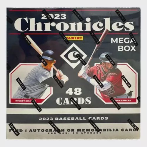 2023 Panini Chronicles Baseball Mega Box (Carolina Blue Parallels) - Collector Store LLC