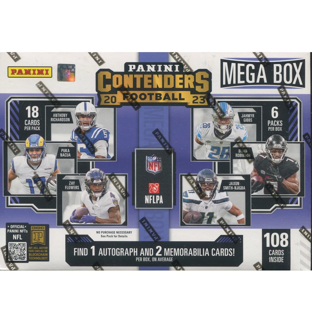 2023 Panini Contenders Football Hobby Mega Box (Orange Parallels) - Collector Store LLC