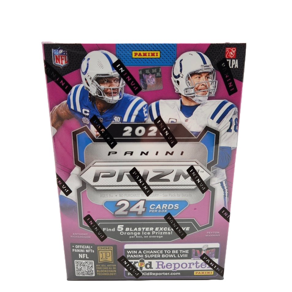 2023 Panini Prizm Football Hobby Blaster Box (Orange Ice Prizms) - Collector Store LLC