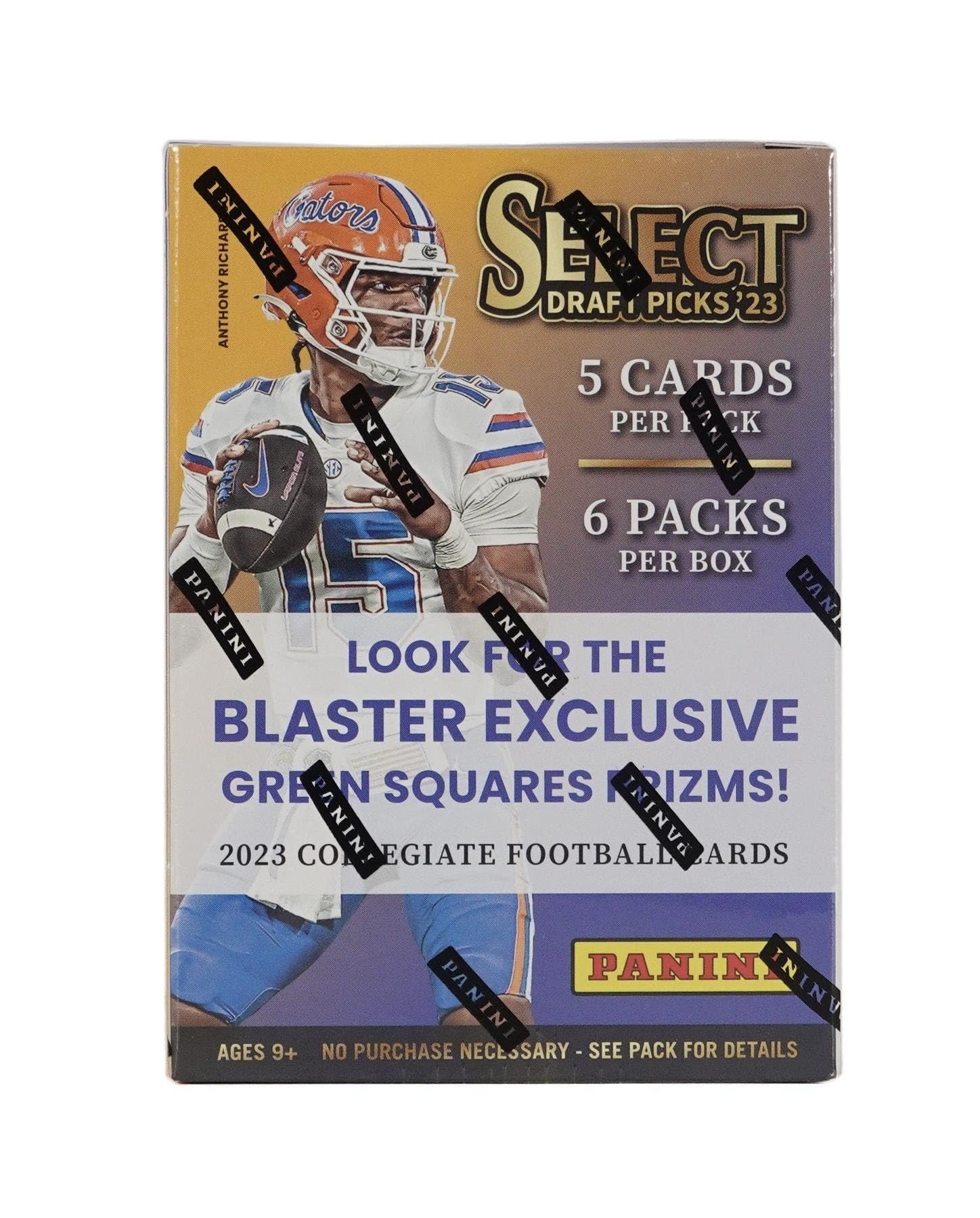 2023 Panini Select Draft Football Hobby Blaster Box (Green Square Prizm) - Collector Store LLC