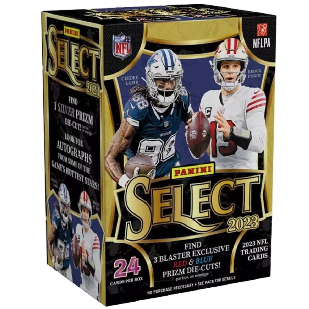 2023 Panini Select Football Blaster Box (Red & Blue Prizm) - Collector Store LLC