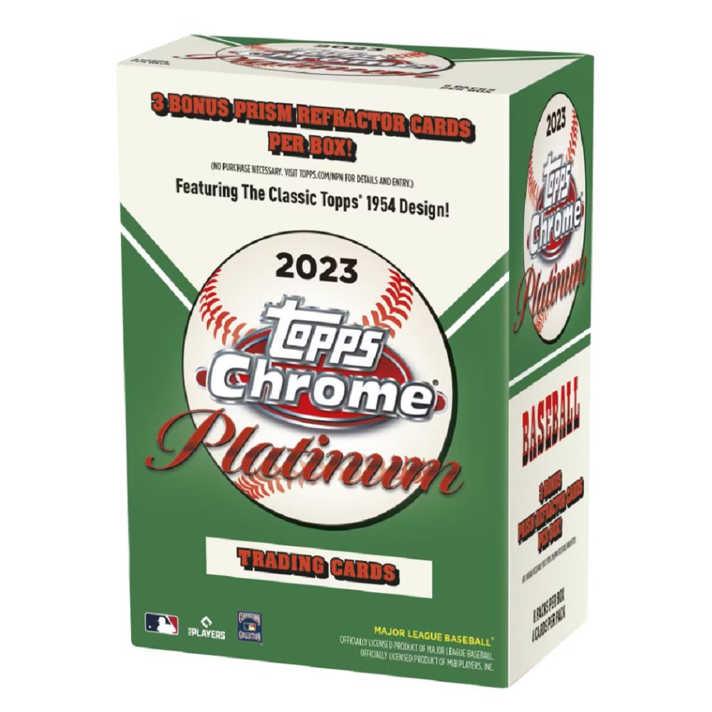 2023 Topps Chrome Platinum Anniversary Baseball Blaster Box - Collector Store LLC