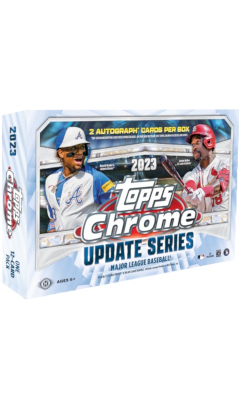 2023 Topps Chrome Update Series Baseball HTA Breaker Box - Collector Store LLC