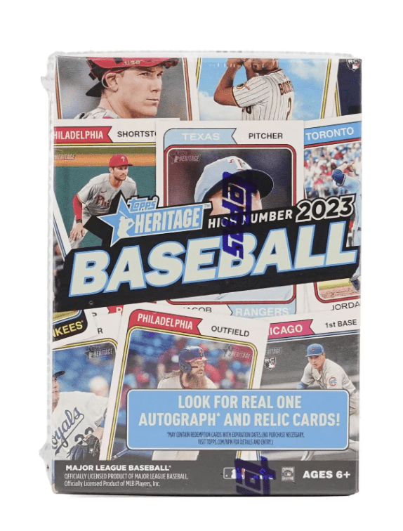 2023 Topps Heritage High Number Baseball Blaster Box - Collector Store LLC