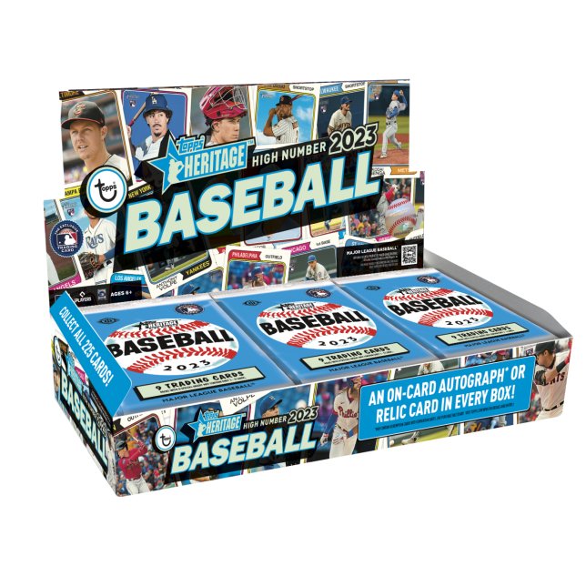 2023 Topps Heritage High Number Baseball Hobby Box - Collector Store LLC