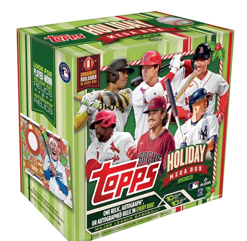 2023 Topps Holiday Baseball Mega Box - Collector Store LLC