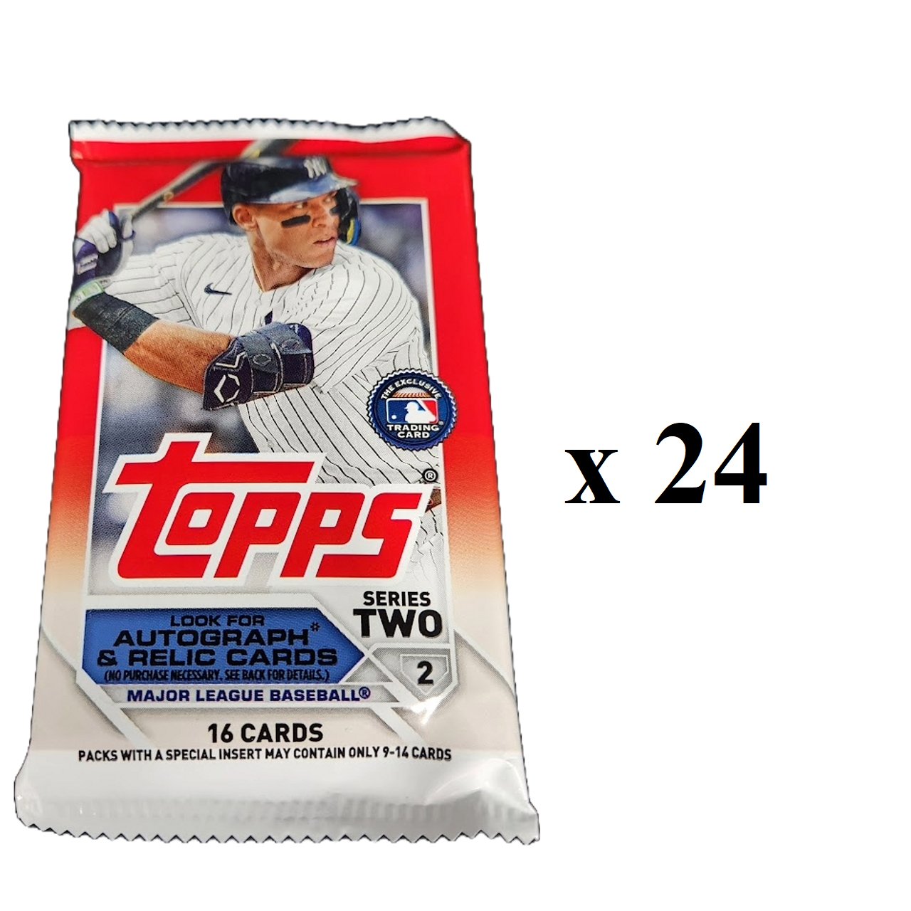 2023 Topps Series 2 Baseball Retail Pack (24ct lot) - Collector Store LLC