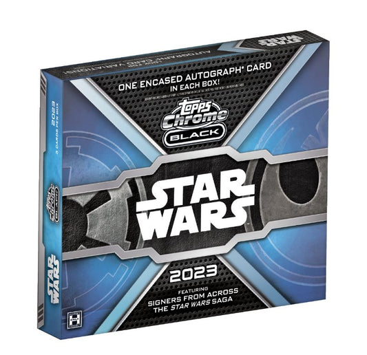 2023 Topps Star Wars: Chrome Black Hobby Box - Collector Store LLC