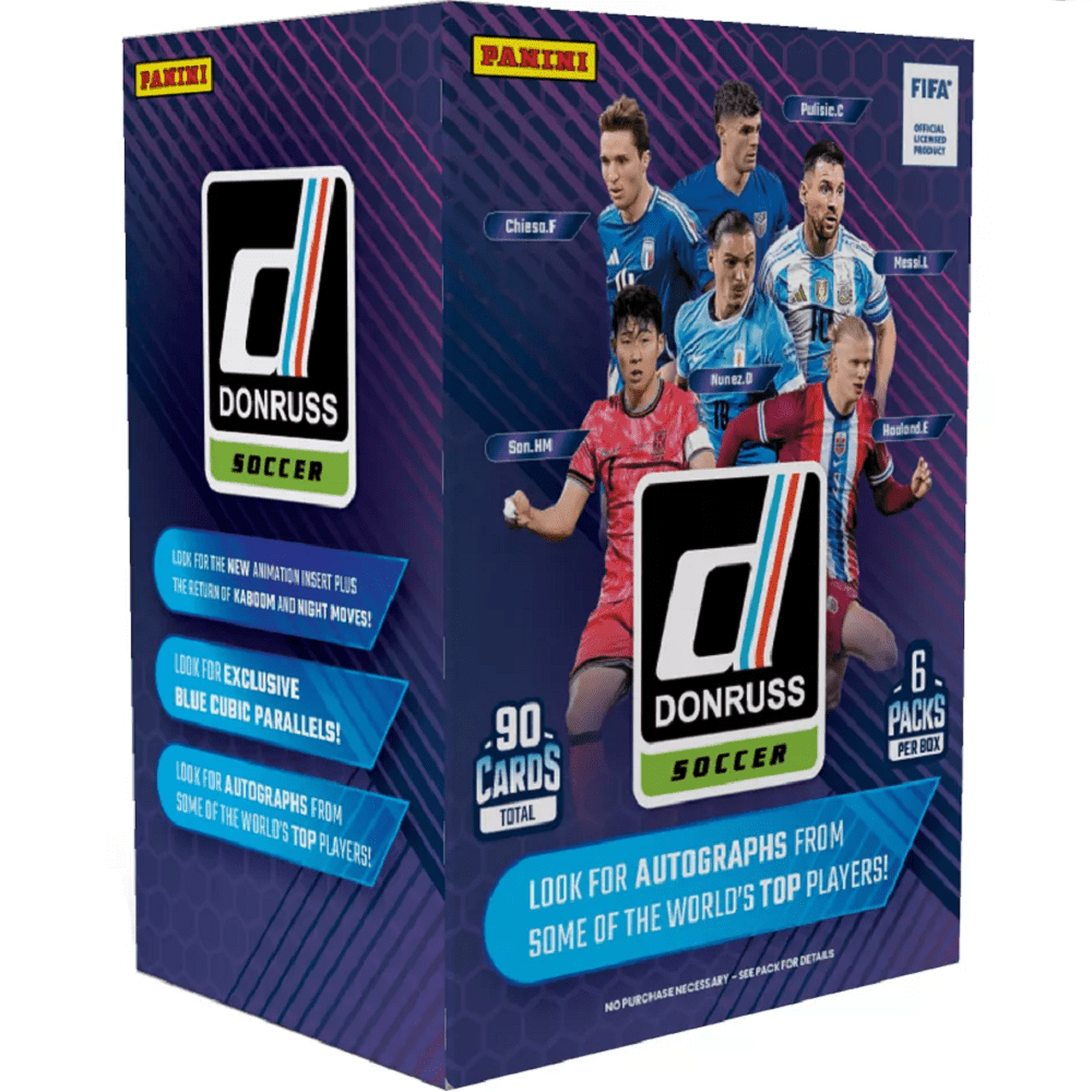 2024 - 25 Panini Donruss Soccer Blaster Box (Blue Cubic) - Collector Store LLC