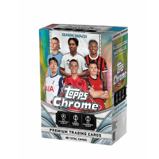 2024 - 25 Topps Chrome UEFA Club Competitions Soccer Blaster Box - Collector Store LLC