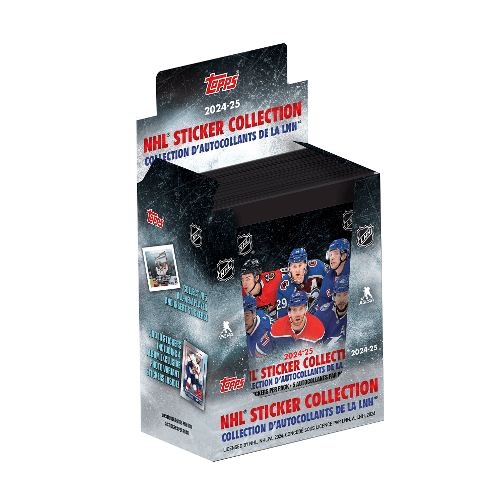 2024 - 25 Topps NHL Hockey Sticker Collection Box - Collector Store LLC