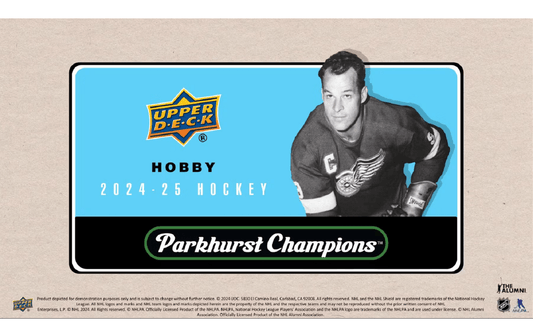 2024 - 25 Upper Deck Parkhurst Champions Hockey Hobby Box *Contact Us To Order* - Collector Store LLC