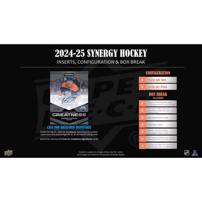 2024-25 Upper Deck Synergy Hockey Hobby Box