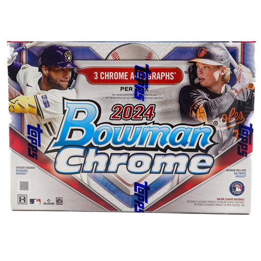 2024 Bowman Chrome Baseball HTA Choice Box - Collector Store LLC