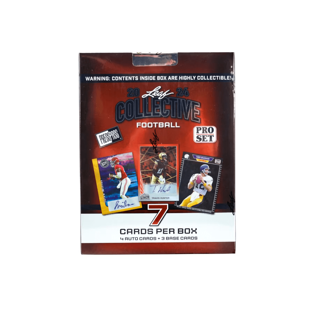 2024 Leaf Collective Football Hobby Box - Collector Store LLC