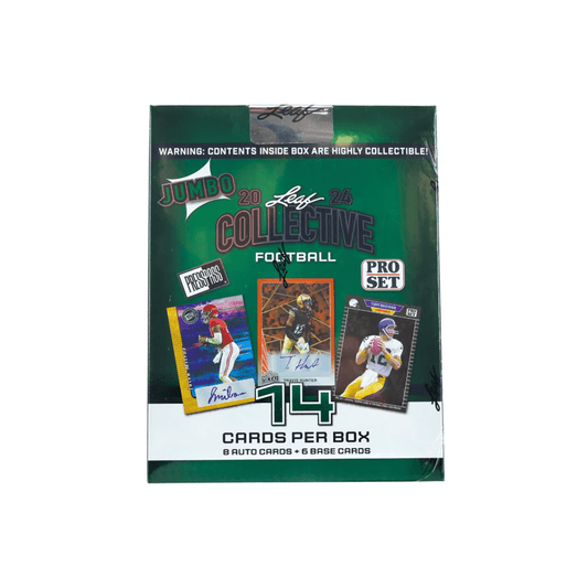 2024 Leaf Collective Football Jumbo Box - Collector Store LLC