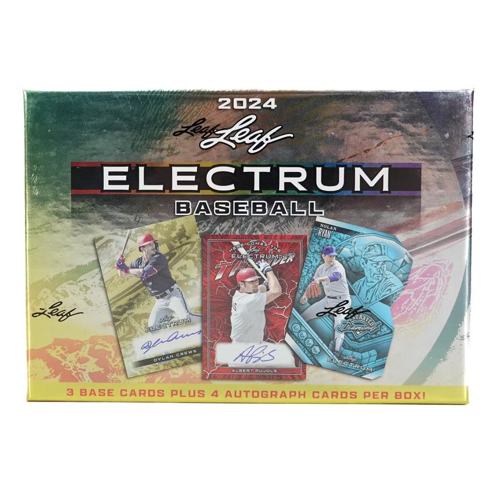 2024 Leaf Electrum Baseball Hobby Box - Collector Store LLC