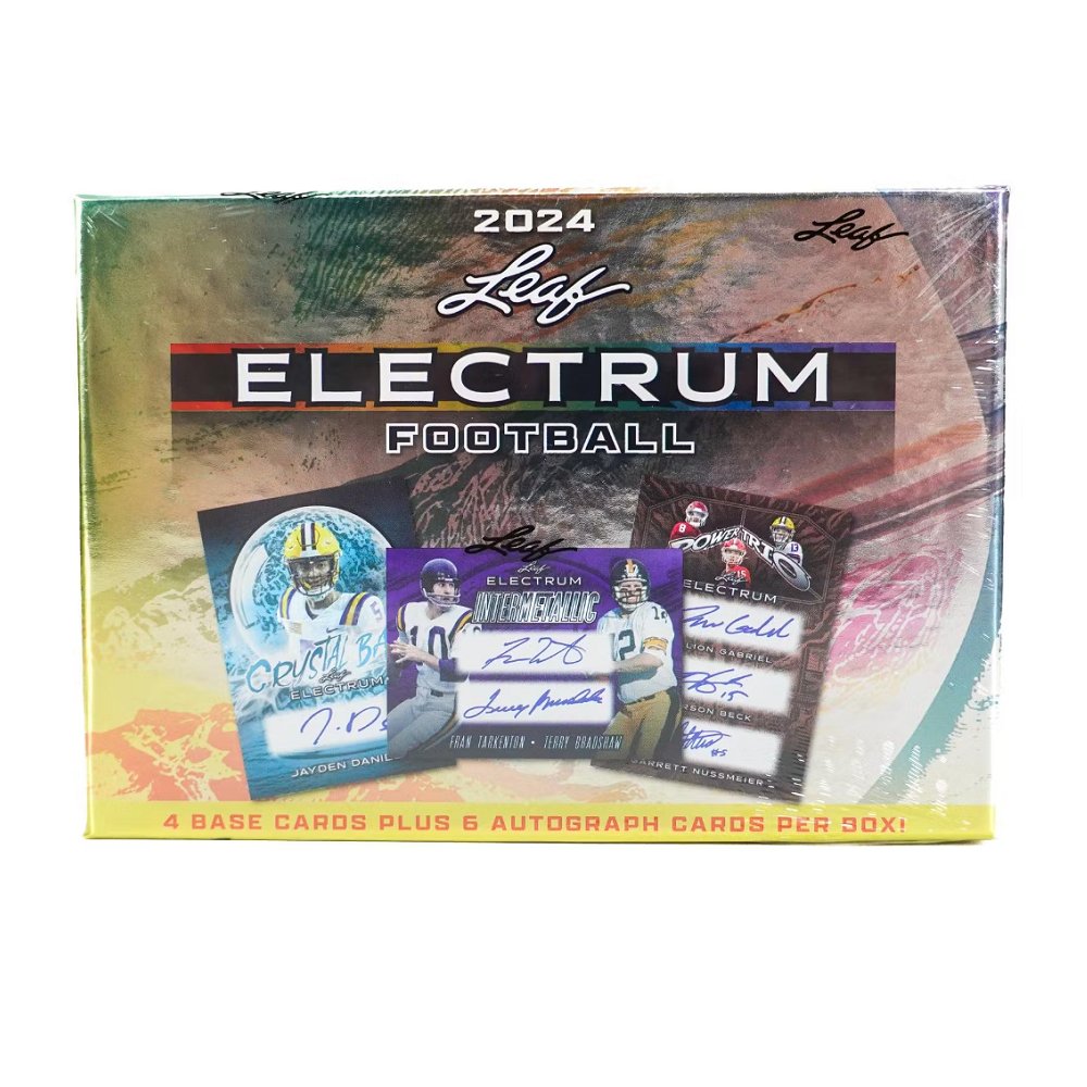 2024 Leaf Electrum Football Hobby Box - Collector Store LLC