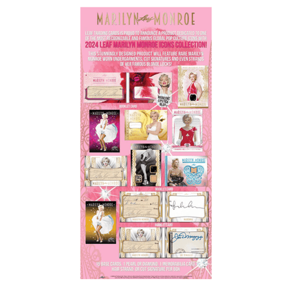 2024 Leaf Marilyn Monroe Icons Collection Box - Collector Store LLC