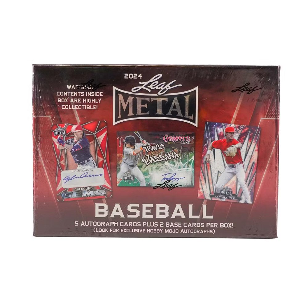 2024 Leaf Metal Baseball Hobby Box - Collector Store LLC