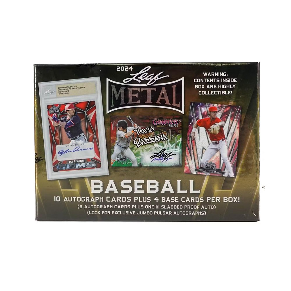 2024 Leaf Metal Baseball Jumbo Box - Collector Store LLC