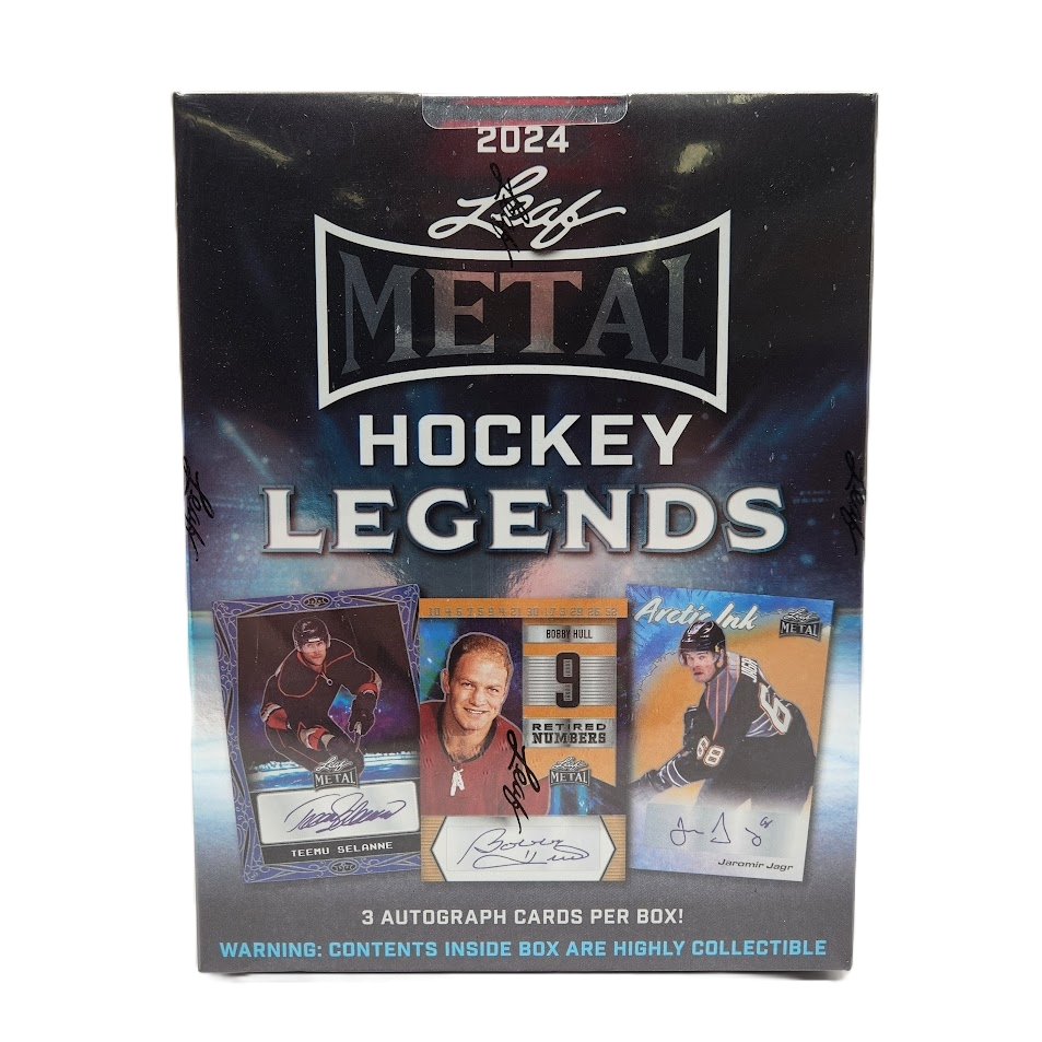 2024 Leaf Metal Hockey Legends Box - Collector Store LLC