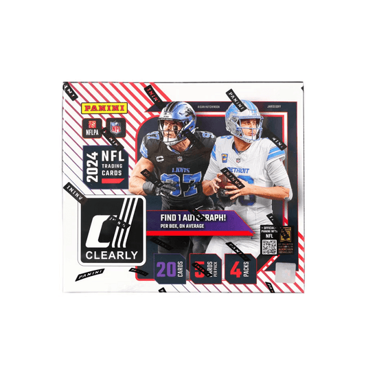 2024 Panini Clearly Donruss Football Hobby Box - Collector Store LLC