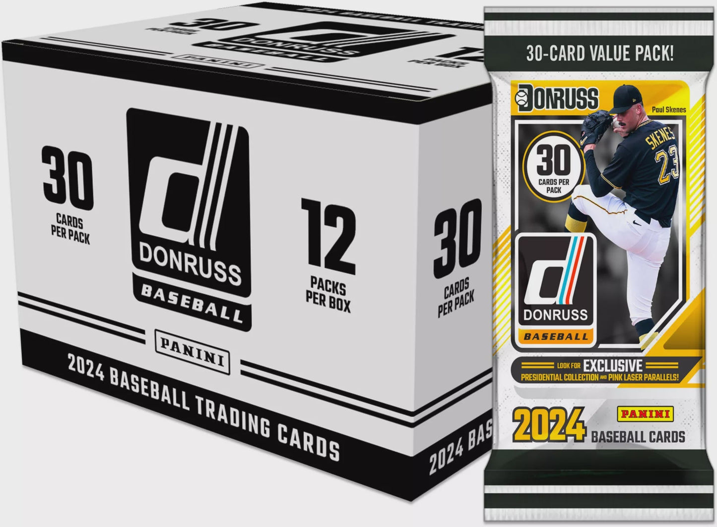 2024 Panini Donruss Baseball Fat Pack Display Box - Collector Store LLC