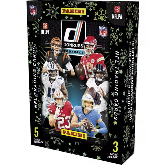 2024 Panini Donruss Football Winter Holiday Tin - Collector Store LLC