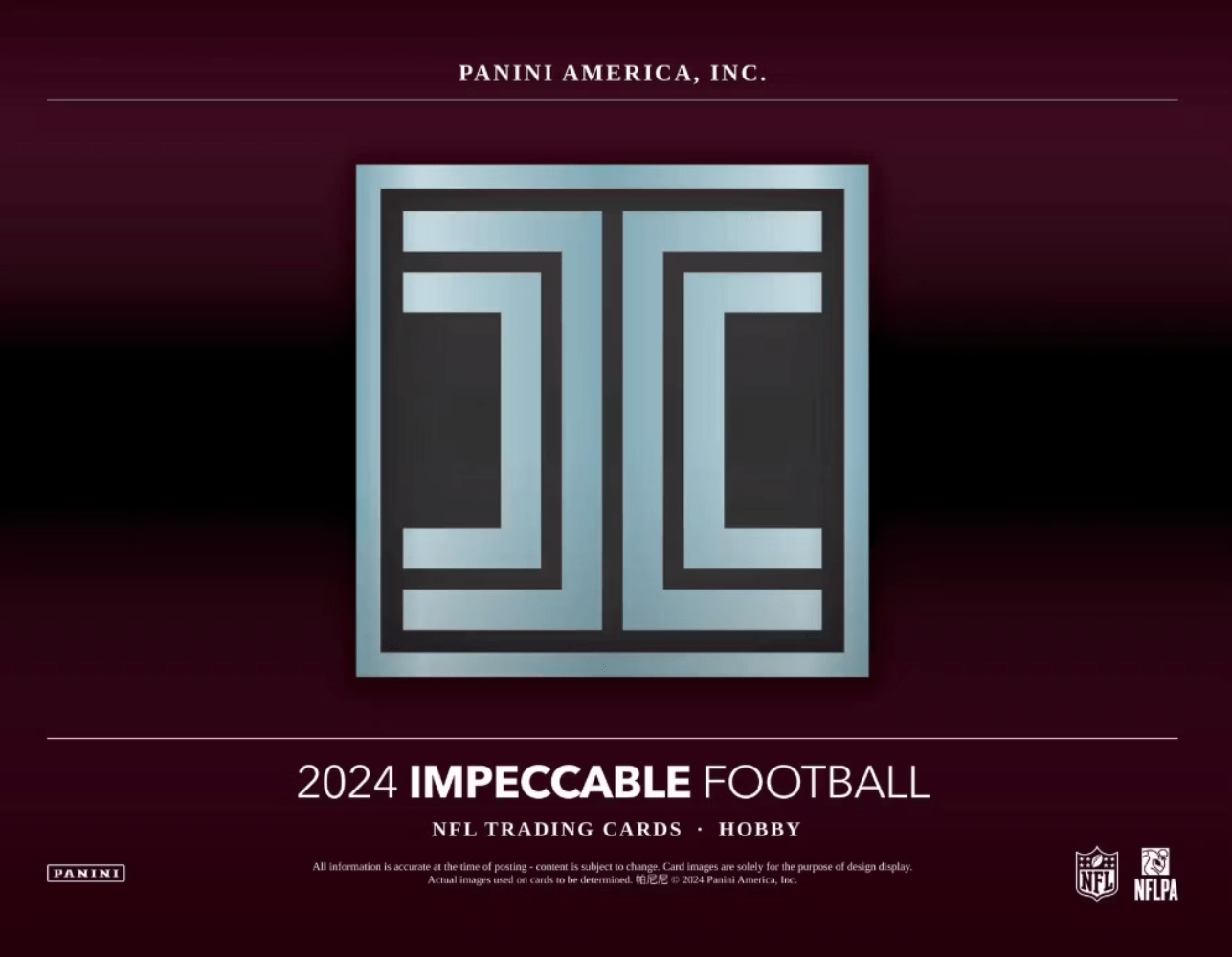 2024 Panini Impeccable Football Hobby Box - Collector Store LLC