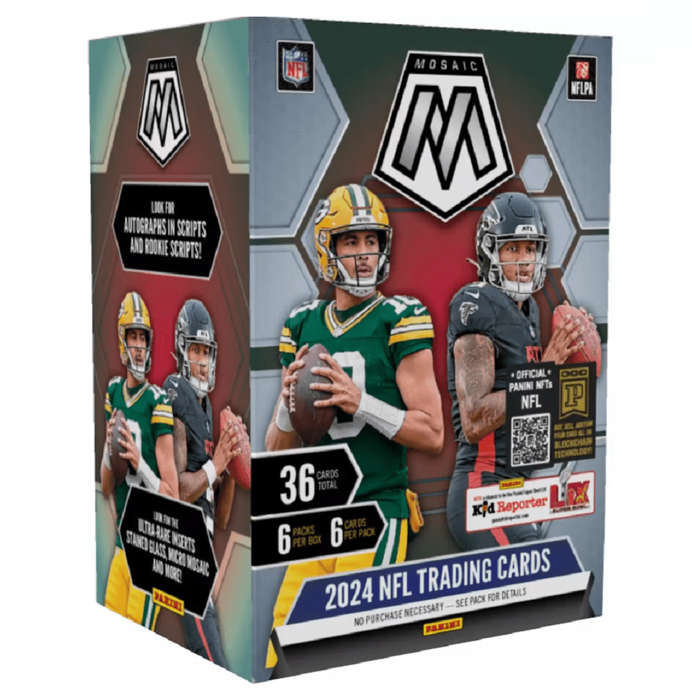 2024 Panini Mosaic Football Blaster Box (Orange Flourescent Parallels) - Collector Store LLC