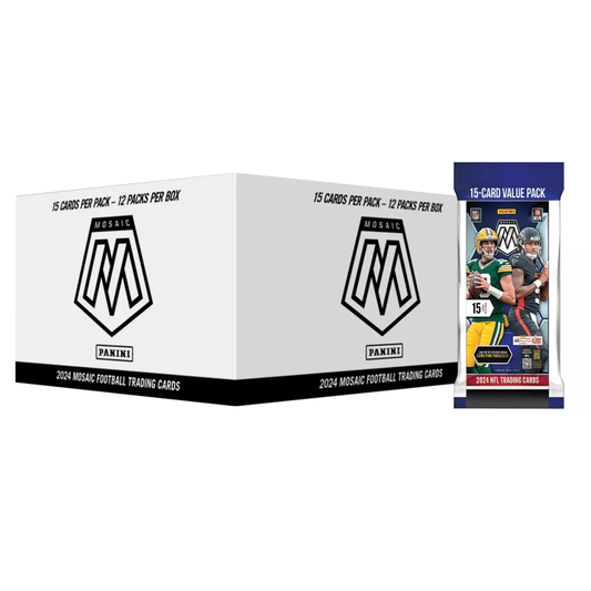 2024 Panini Mosaic Football Fat Pack Display Box - Collector Store LLC