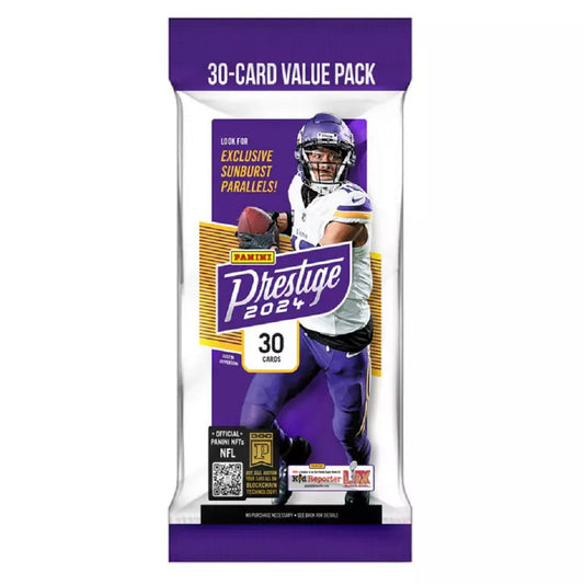 2024 Panini Prestige Football Fat Pack - Collector Store LLC