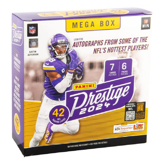 2024 Panini Prestige Football Mega Box - Collector Store LLC