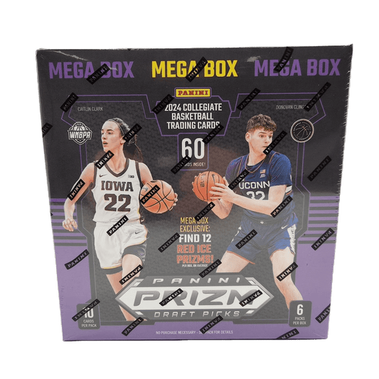 2024 Panini Prizm Draft Picks Collegiate Basketball Mega Box (Red Ice) - Collector Store LLC