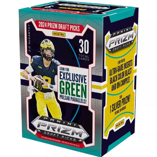 2024 Panini Prizm Draft Picks Collegiate Football Blaster Box - Collector Store LLC