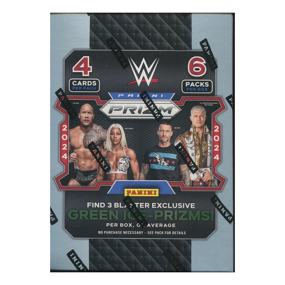 2024 Panini Prizm WWE Hobby Blaster Box (Green Ice Prizms) - Collector Store LLC